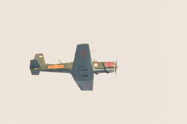 NANCHANG PT-6 (UNKNOWN) - This plane flew over my neighborhood in Austin a couple of times. There was no tail number that I could see.