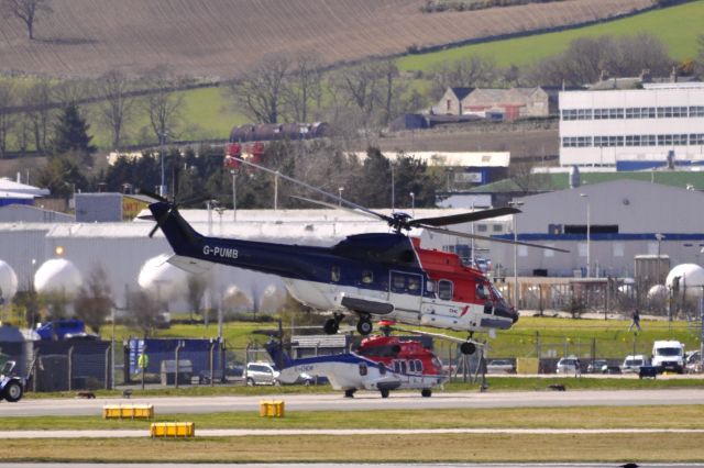 TUSAS Cougar (G-PUMB) - CHC Scotia Eurocopter AS-332L2 Super Puma G-PUMB in Aberdeen Heliport 