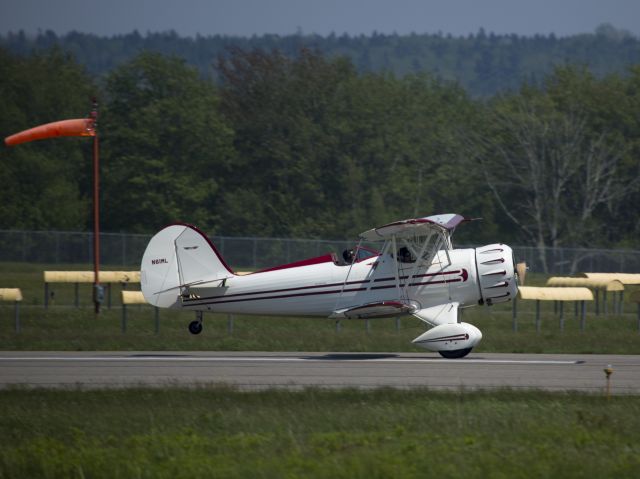 WACO OHIO YMF (N61ML) - Take off runway 22.