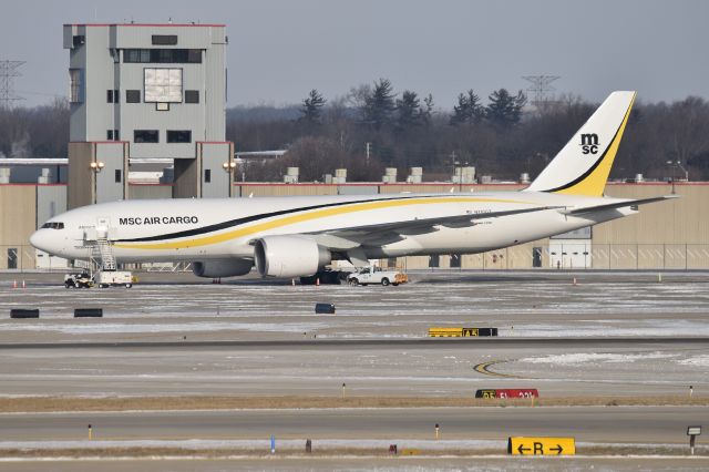 BOEING 777-200LR (N710GT) - 01-15-24. Word on the street this aircraft is AOG for a week due possible #1 engine damage. First Pic of this bird on the data-base. Aircraft was delivered to GTI and ferried PAE-HKG on 01-03-24. First Revenue Flight on 01-08-24 HKG-ANC.