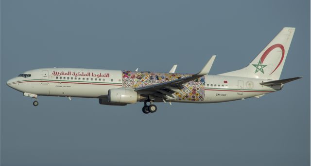 Boeing 737-800 (CN-RGF) - royal air maroc Wings of African Art (Saidou Dicko)" special colours 