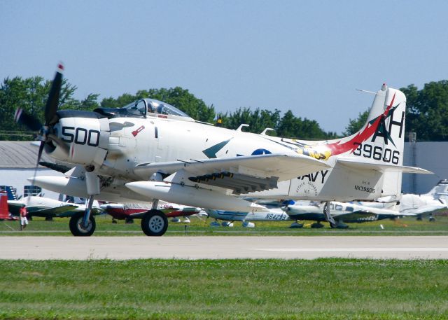 Douglas AD Skyraider (N39606) - AirVenture 2016. 1955 Douglas AD-6 Skyraider