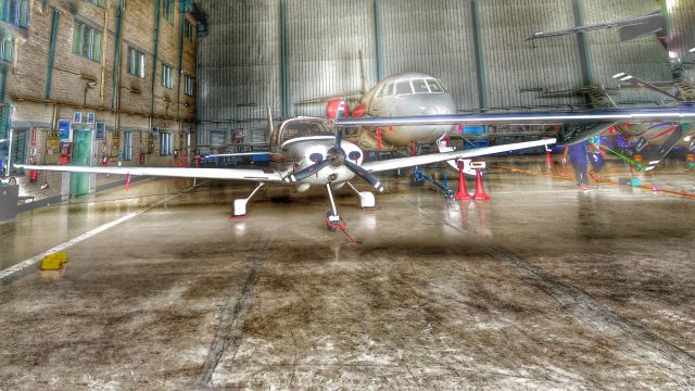 Cirrus SR-20 (S2-AEN) - Cirrus SR-20 of Arirang flying School In their Hangar 