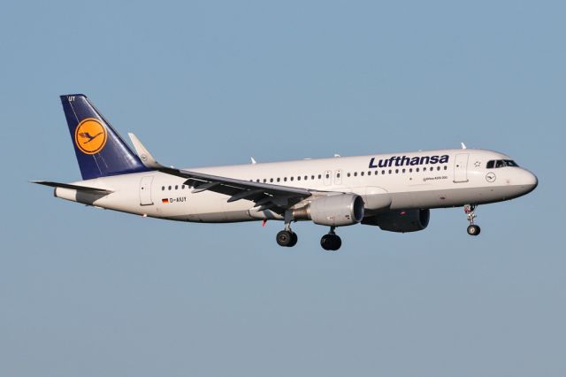 Airbus A320 (D-AIUY) - LH2500 arriving from Munich