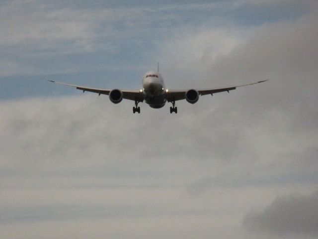 Boeing 787-8 (B-2726) - This China Southern 787-800 is landing at Christchurch Intl Airport.