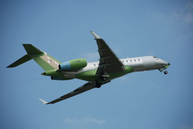 Bombardier Global 5000 (C-FRKL) - Bombardier Global 5000 c/n 9302 departs Downsview Airport on Test Flight. July 17/08