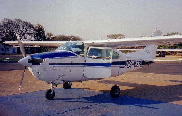 Cessna Centurion (ZS-MZR) - Checkout on the C210 with the late Val Humphreys at Wonderboom, South Africa.