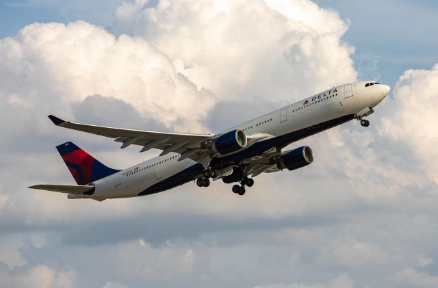 Airbus A330-300 (N803NW) - Delta 72 departing for Amsterdam EHAM