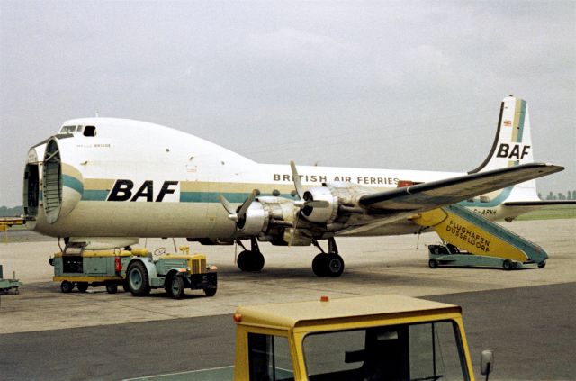 AVIATION TRADERS Carvair (G-APNH) - 1967 at Düsseldorf (EDDL)