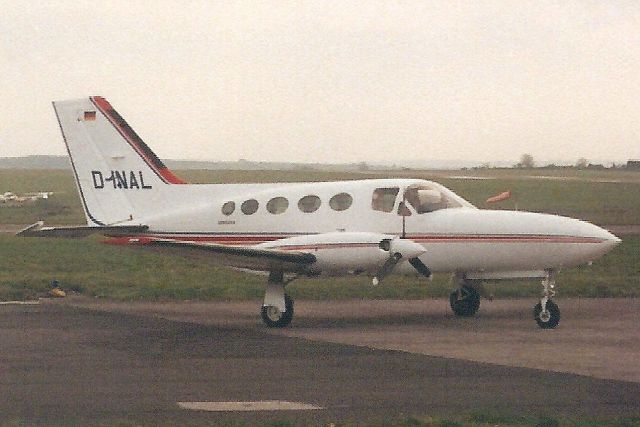 Cessna Chancellor (D-INAL) - Seen here in Apr-92.br /br /Reregistered N414EM 20-Aug-00.