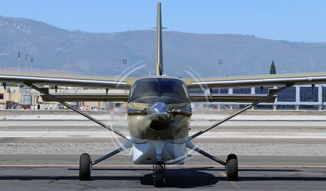 Quest Kodiak (N151BC) - A bit of engine runup on the Stellar Aviation ramp prior to taxiing out to 16L.