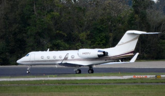 N400FJ — - Catching some Tarmac time is this 2002 Gulfstream IV in the Autumn of 2018.
