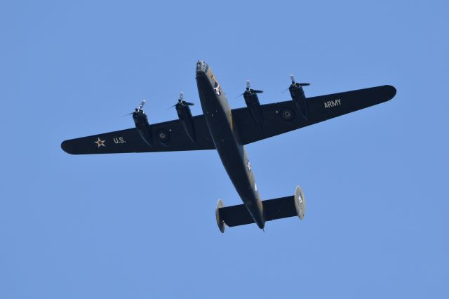 Consolidated B-24 Liberator — - Diamond Lil on fly-over at Martin State Airport.