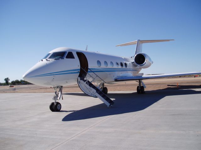 Gulfstream Aerospace Gulfstream IV (N55TD) - N55TD on the ground at Scottsdale,AZ