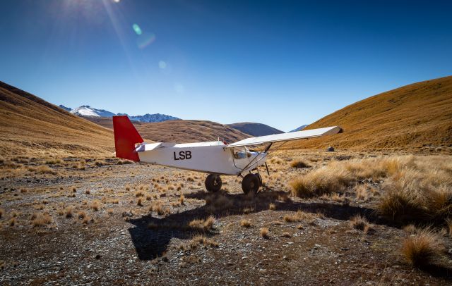 ZENAIR Stol (CH-701) (ZK-LSB) - Back country strip, South Island, NZ.