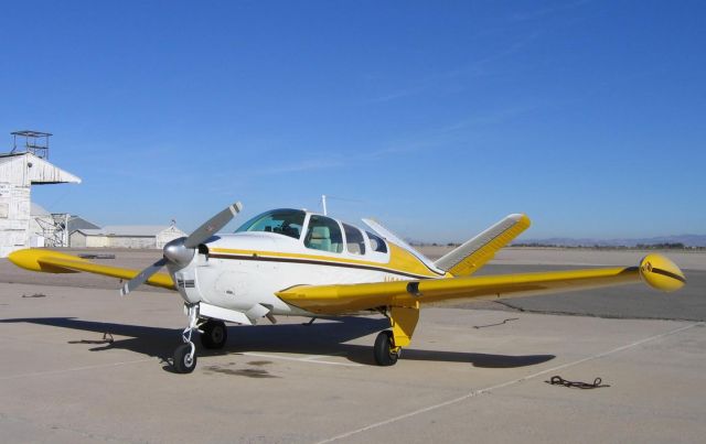 N360B — - My 1957 H35 at Daggett airport, in the California high desert.