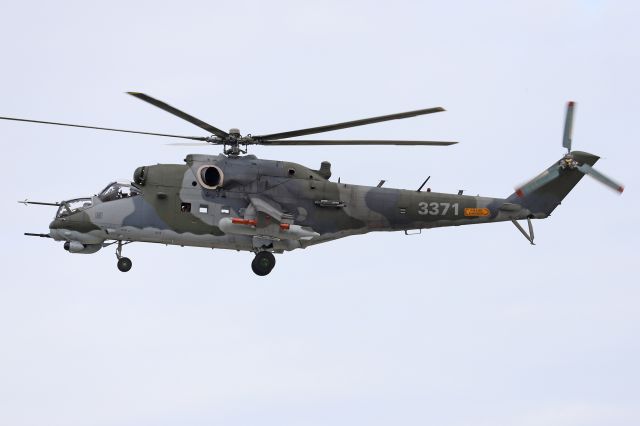 MIL Mi-25 (CEF3371) - Photo taken on August 20, 2021 at Gdynia Aerobaltic airshow.