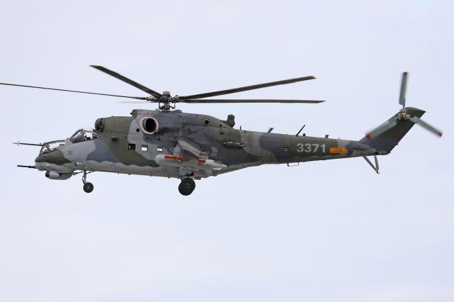 MIL Mi-25 (CEF3371) - Photo taken on August 20, 2021 at Gdynia Aerobaltic airshow.