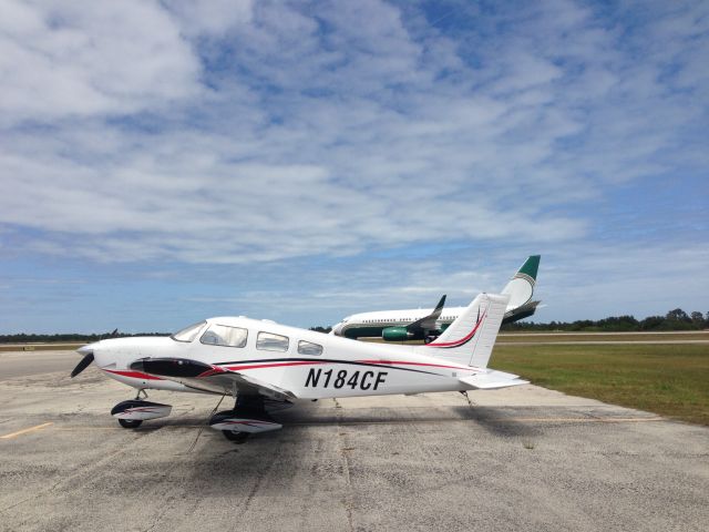 Piper Cherokee (N184CF) - Newly Painted Archer III that belongs to Cherokee Flyers club.