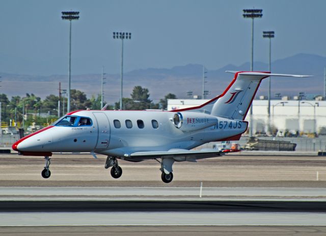 Embraer Phenom 100 (N574JS) - N574JS 2009 Embraer EMB-500 C/N 50000046  - Las Vegas - McCarran International (LAS / KLAS) USA - Nevada, May 17, 2012 Photo: Tomás Del Coro