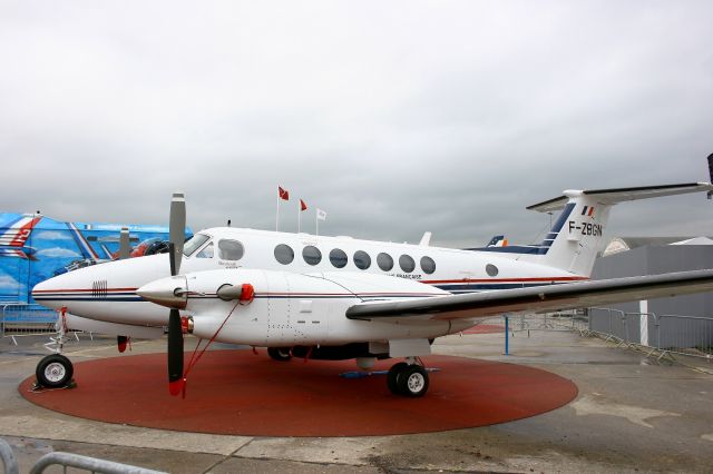 F-ZBGN — - French Custom Services Hawker Beechcraft Corp B300, Static Display, Paris-Le Bourget Air Show 2013.