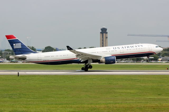 Airbus A330-300 (N276AY) - Kissing the ground