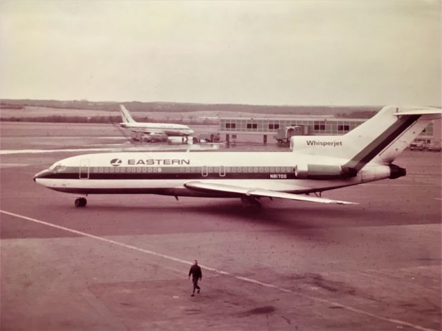 Boeing 727-100 (N8170G) - Taken from the observation deck at Baltimore Friendship Airport, 1970