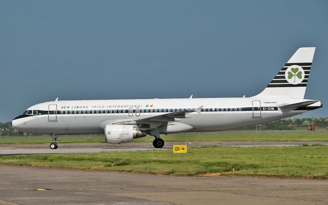 Airbus A320 (EI-DVM) - aer lingus retro a320 ei-dvm arriving in shannon 9/5/17.