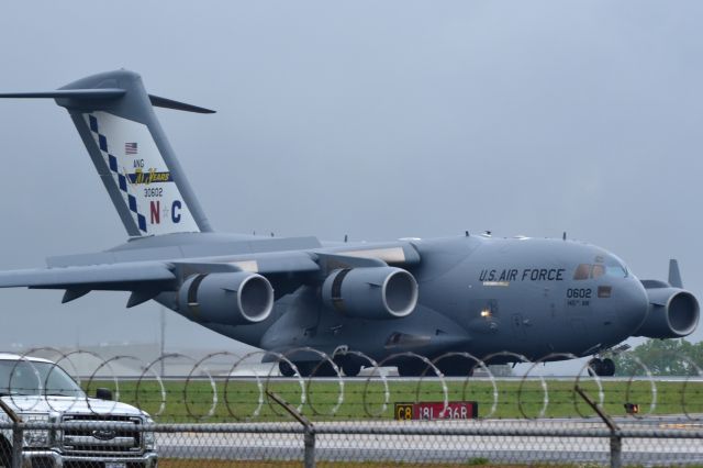 Boeing Globemaster III (93-0602) - The second of the first two C17s to arrive at the NC ANG 145th Airllift Wing at KCLT - 4/7/18