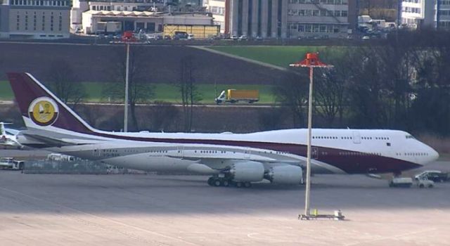 BOEING 747-8 (VQ-BSK) - Worldwide Aircraft Holding 747-8 parked at Zurich Kloten