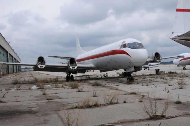 Lockheed L-188 Electra — - A lonely and forlorn ramp.