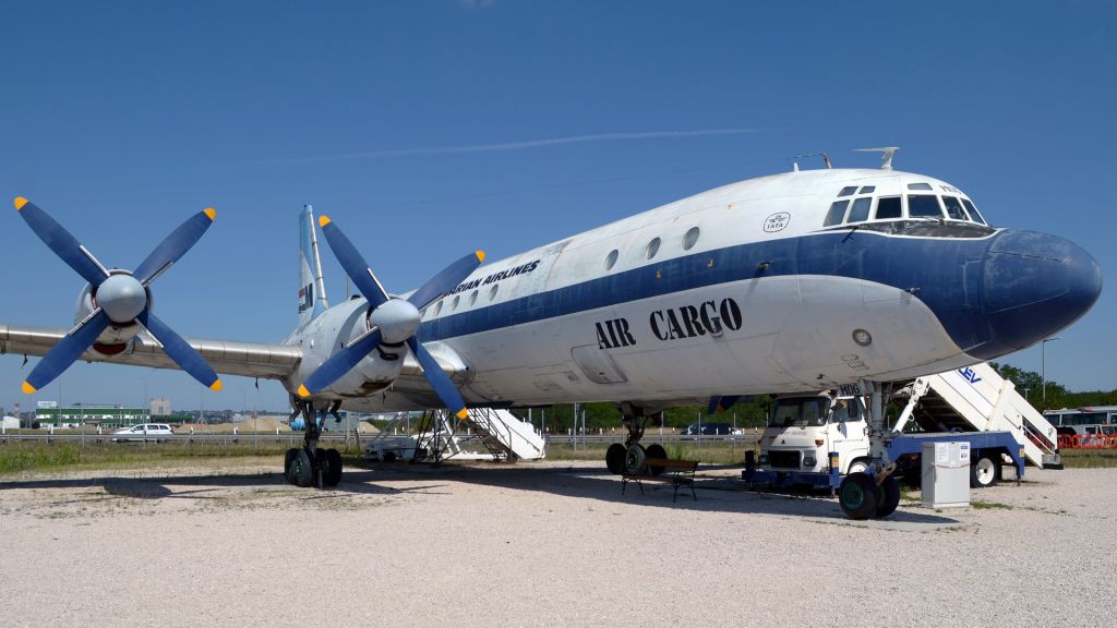 Ilyushin Zebra (HA-MOG) - IL-18V Malev, Aug 2023 (Aeropark Budapest)