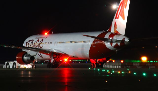 BOEING 767-300 (C-FMLV) - Air Canada Rouge Boeing 767-316(ER)(WL) push and start at YVR for departure to HNL