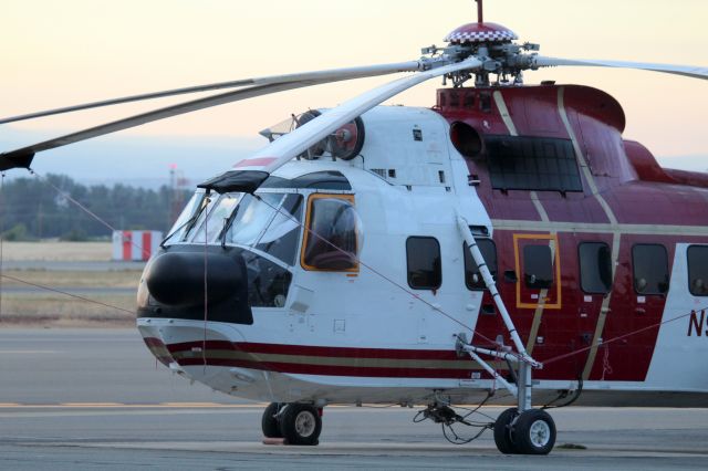 Sikorsky Sea King (N91158) - KRDD - HTS Inc S-61N on the ramp at Redding 9/2/2016. Unsure why this is here unless its in for maintenance. click full for detail.