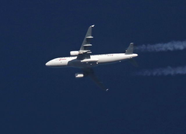 Airbus A320 (HB-IJO) - A320 Swiss livrée Star Alliance OPO-ZRH 38 000ft vertic vendee