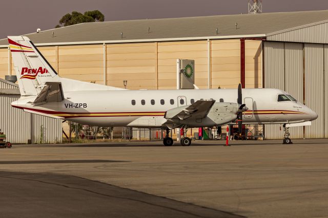 Saab 340 (VH-ZPB) - Regional Express (VH-ZPB) Saab 340B, in former PenAir livery, at Wagga Wagga Airport