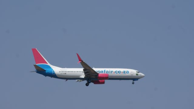 Boeing 737-700 (ZS-FGD) - On approach - OR Tambo