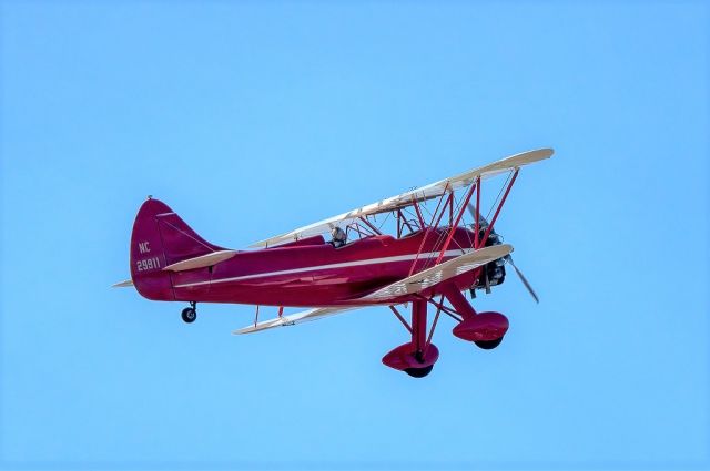 WACO OHIO YMF (N29911) - WACO UPF-7 over Livermore Municipal Airport Livermore CA. November 2020