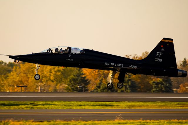 Northrop T-38 Talon (63-8218) - Year: 1963br /Make: Northropbr /Model: T-38A Talonbr /Opby: United States Air Forcebr /Unit: 7th Fighter Training Squadronbr /Callsign: RASTER 01