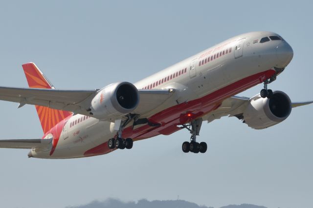 Boeing 787-8 (VT-ANY) - Adelaide, South Australia, Wednesday August 5, 2020 - Air India Flt 1320 departing off runway 23 for Melbourne then New Delhi.