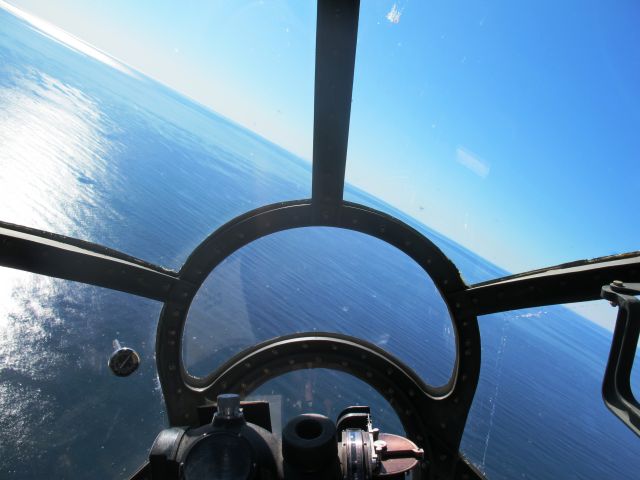 Boeing B-29 Superfortress (N529B) - Photo take 11/12/10 from the Bombardier seat on B-29 "Fifi" out over the Pacific Ocean.