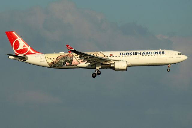 Airbus A330-300 (TC-JOG) - Turkish 81 Delta in Year Of Troy special livery, arriving from Istanbul