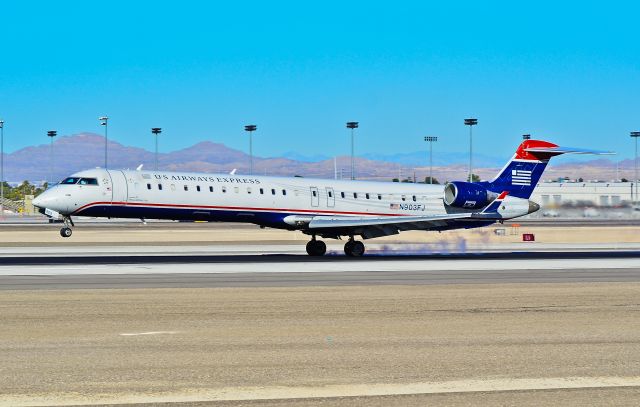 Canadair Regional Jet CRJ-900 (N903FJ) - N903FJ (cn 15003) US Airways Express (Mesa Airlines) Canadair CL-600-2D24 Regional Jet CRJ-900ER -  Las Vegas - McCarran International (LAS / KLAS) USA - Nevada, November 25, 2011 Photo: Tomás Del Coro