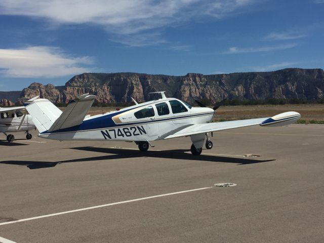 Beechcraft 35 Bonanza (N7462N) - At Sedona Airport 