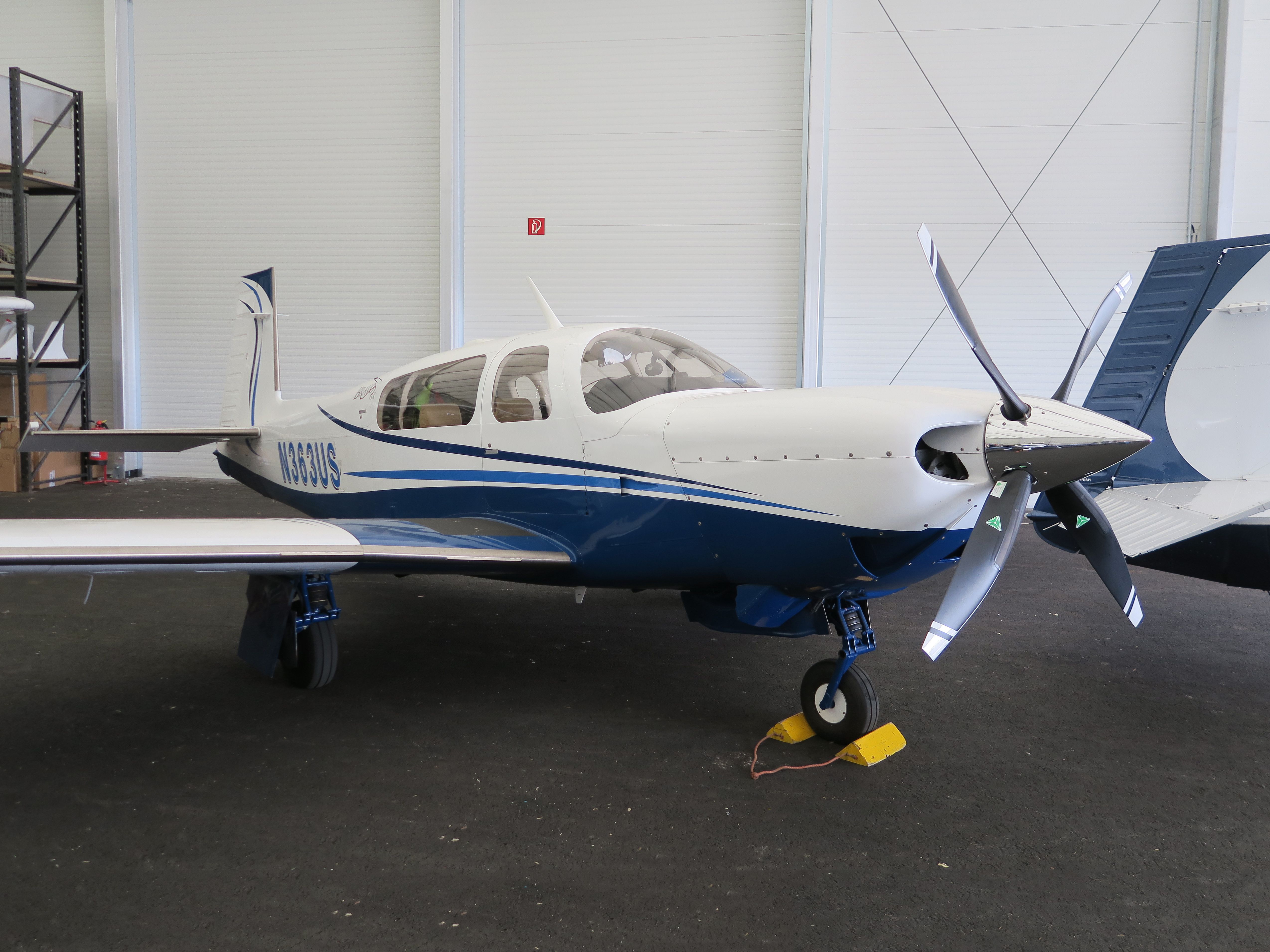 Mooney M-20 (N363US) - 20 July 2015. In Moenchengladbach, Germany.