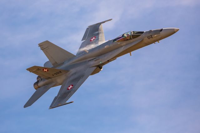 McDonnell Douglas FA-18 Hornet (J5012) - Swiss Air Forcebr /Boeing F/A-18 C (J-5012) at Axalp shooting range