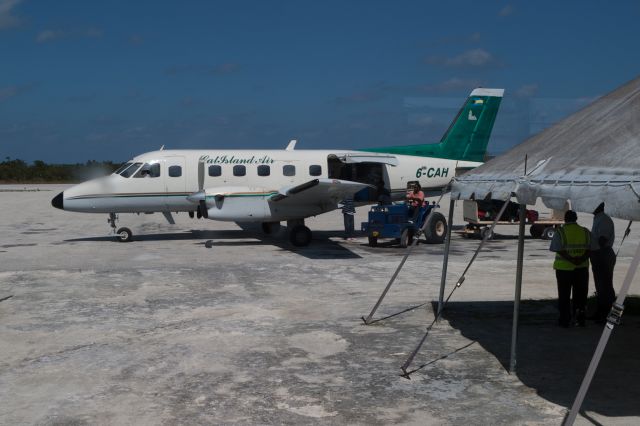 Embraer EMB-110 Bandeirante (C6-CAH) - Cat Island Air C6-CAH at New Bight Airport