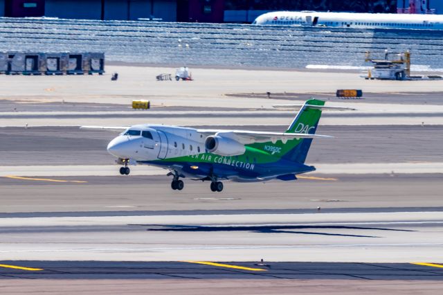 Fairchild Dornier 328JET (N395DC) - Denver Air Connection Fairchild Dornier 328JET taking off from PHX on 10/9/22. Taken with a Canon 850D and Tamron 150-600mm G2 lens.