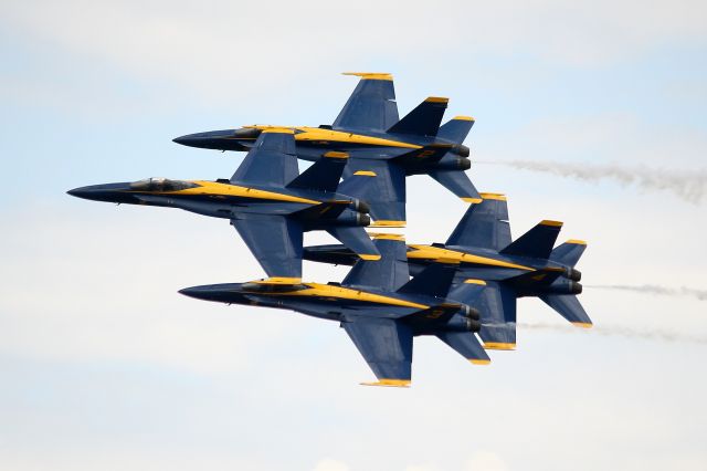 McDonnell Douglas FA-18 Hornet — - The Blue Angels at the Rhode Island National Guard Air Show