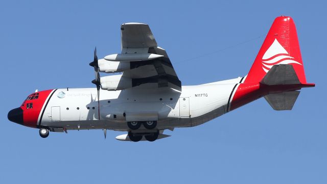 Lockheed C-130 Hercules (N117TG) - Rare arrival at CRK! Taken May 13, 2021